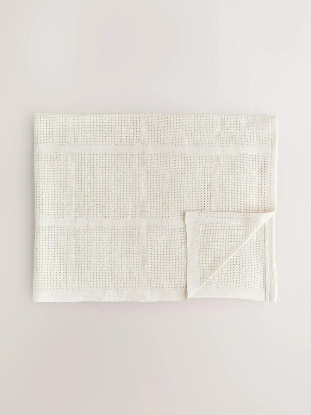Hot Next 2 Pack 100% Cotton Baby Cellular Blanket Natural