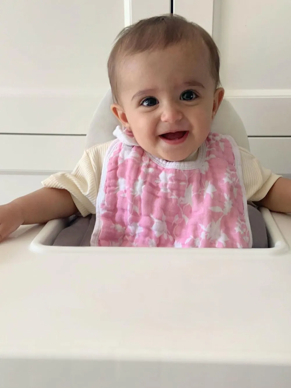 Aden + Anais Pink 100% Cotton Snap Bibs 3 Pack^ Bibs