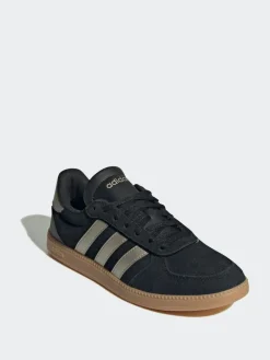 adidas Black / Silver Breaknet Sleek Trainers^Women Sneakers|Sportswear