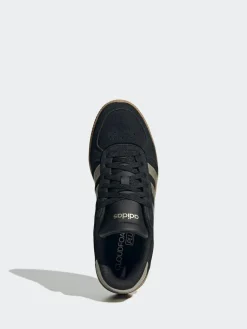 adidas Black / Silver Breaknet Sleek Trainers^Women Sneakers|Sportswear