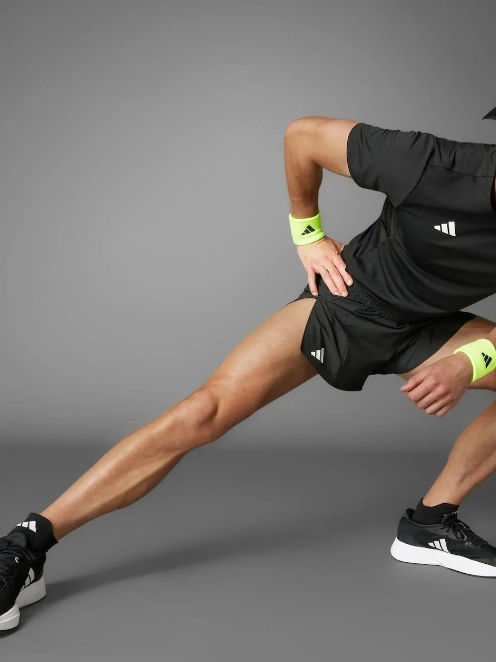 adidas Adizero Essentials Running Split Shorts Black