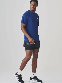 adidas Black Adizero Essential Running Shorts^ Shorts