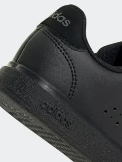 New adidas Advantage Base 2.0 Hook and Loop Kids Trainers Black