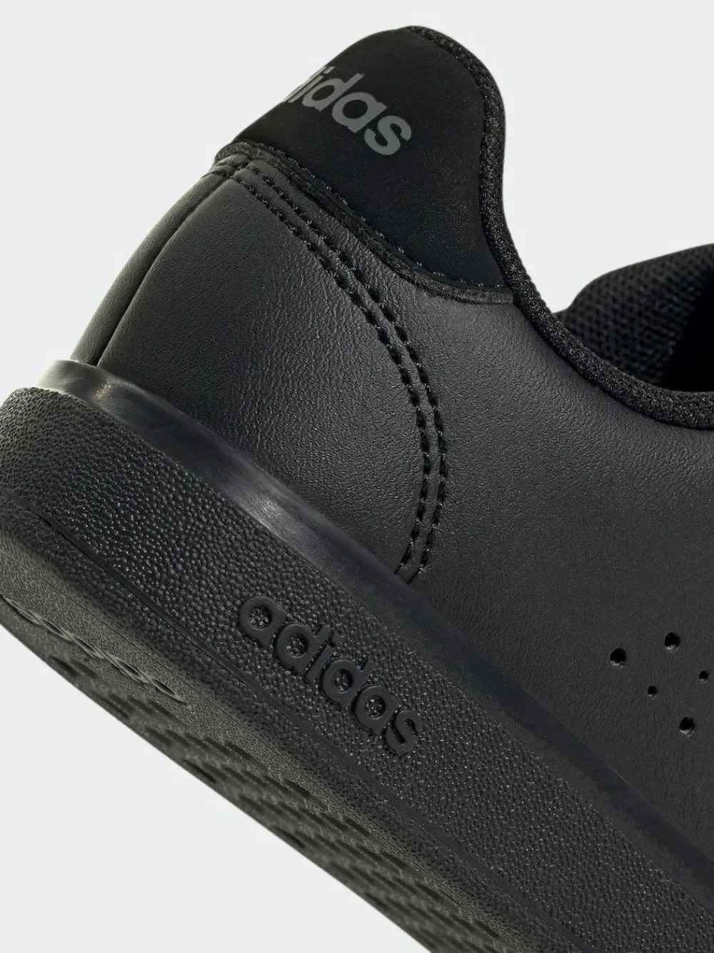 New adidas Advantage Base 2.0 Hook and Loop Kids Trainers Black