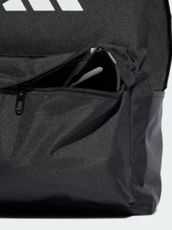 adidas Black Chrome Classic 3 Bar Logo Backpack^Women Bags|Bags
