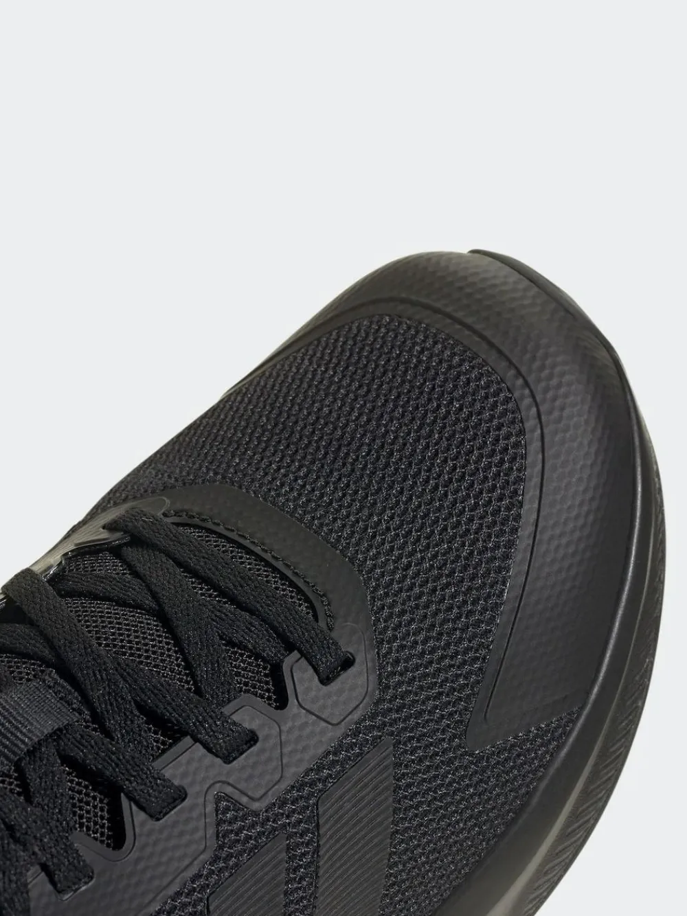 adidas Fortarun 4.0 Lace Junior Trainers Black