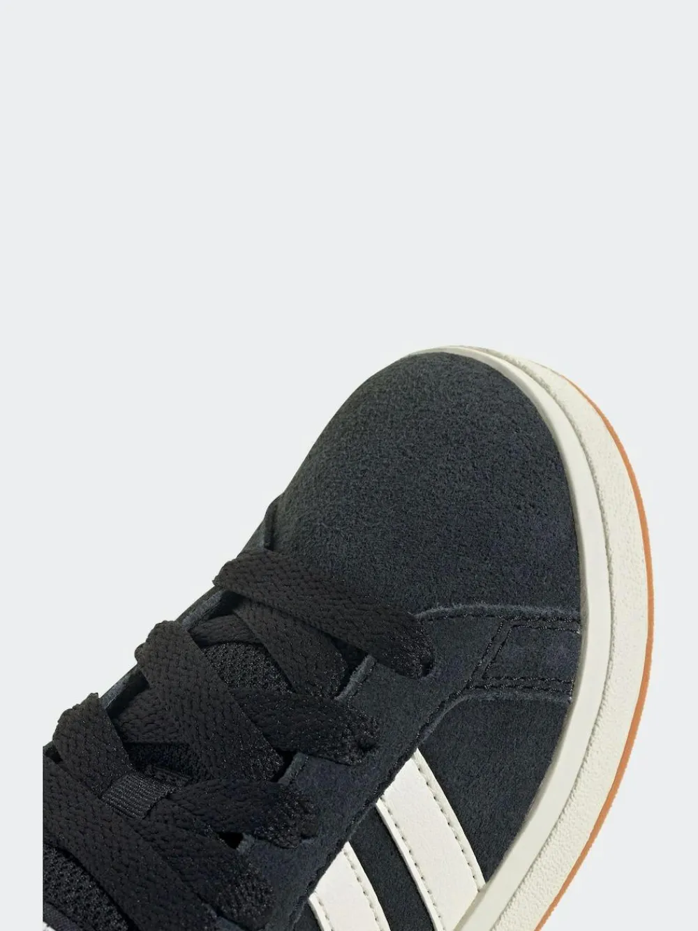Clearance adidas Black Grand Court 00s Suede Lace Kids Trainers