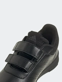 adidas Black Hook and Loop Tensaur Kids Trainers^BOY Sneakers|Sneakers