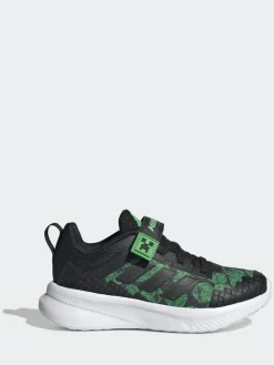 Discount adidas Minecraft Forarun 4.0 Kids Trainers Black