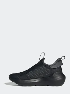 adidas Black Tensaur Comfort Slip On Junior Trainers^BOY Boots|Sneakers