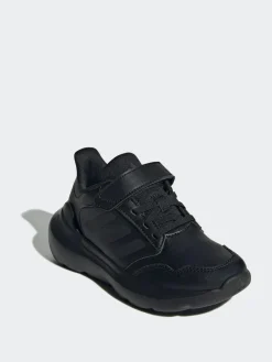adidas Black Tensaur Run 3.0 Hook and Loop Kids Trainers^BOY School Shoes|Boys Shoes