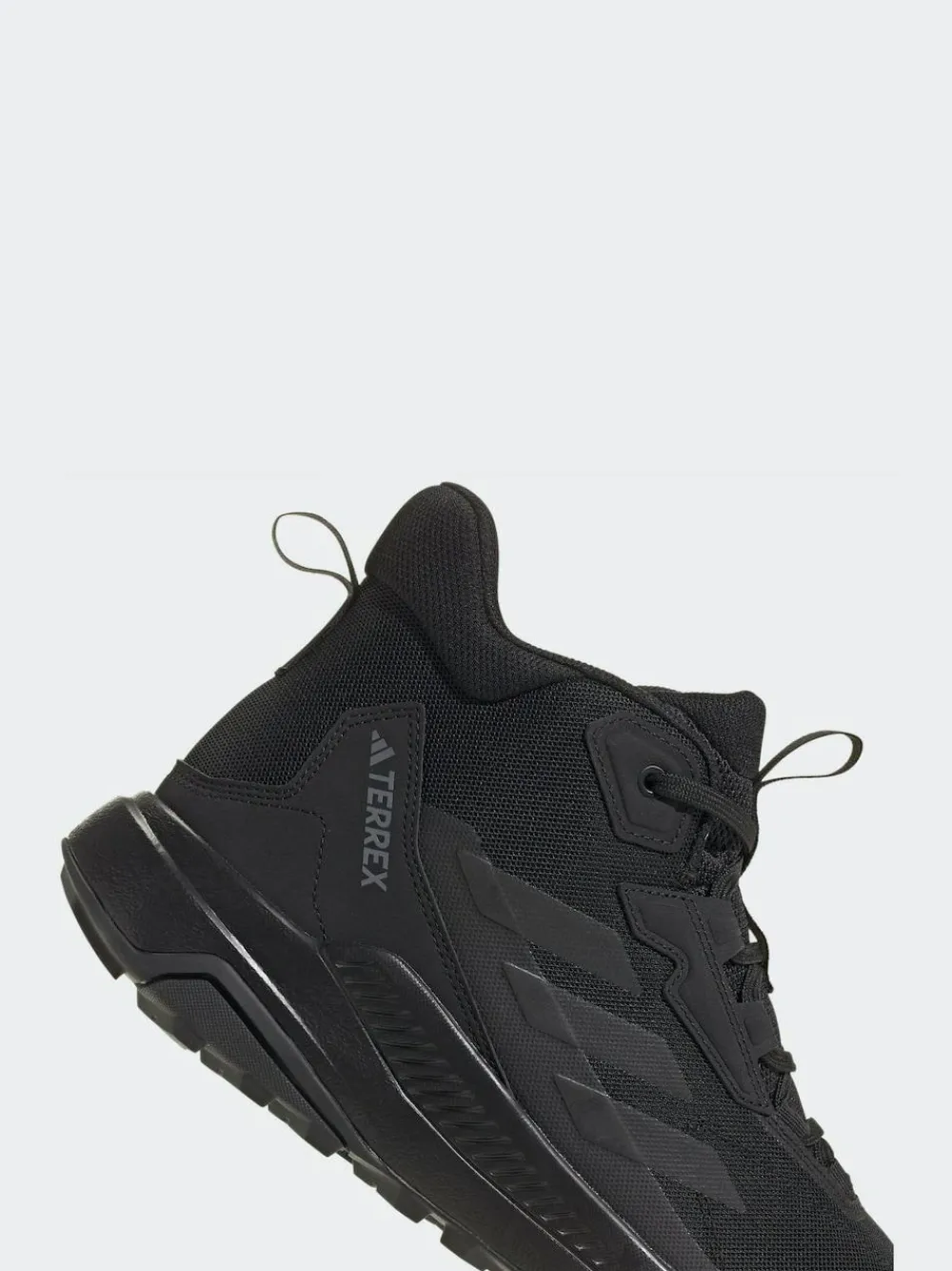 adidas Black Terrex Anylander Mid Hiking Shoes^ Sneakers