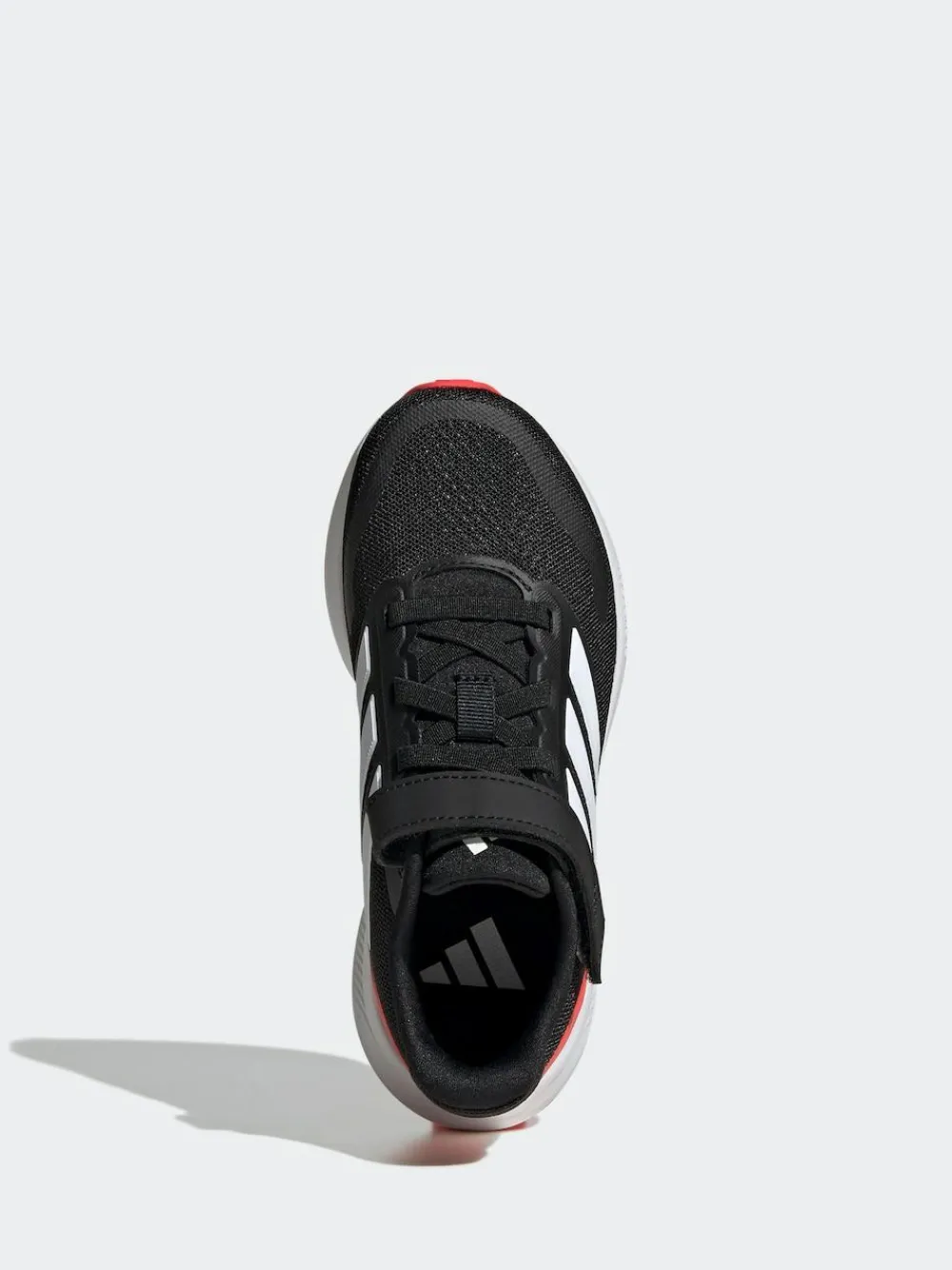 Clearance adidas Black/Red Runfalcon 5 Elastic Lace Running Kids Trainers
