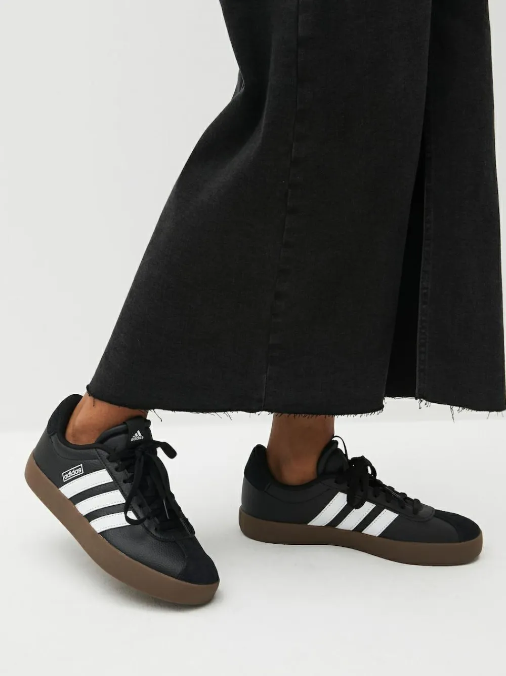 Best adidas Black/White VL Court 3.0 Trainers