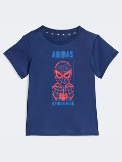 adidas Marvel Spider-Man Top and Shorts Infant Set^ Shorts