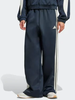 adidas Blue Stadium Loose Fit 3-Stripes Trackpant Trousers^Women Pants|Sportswear
