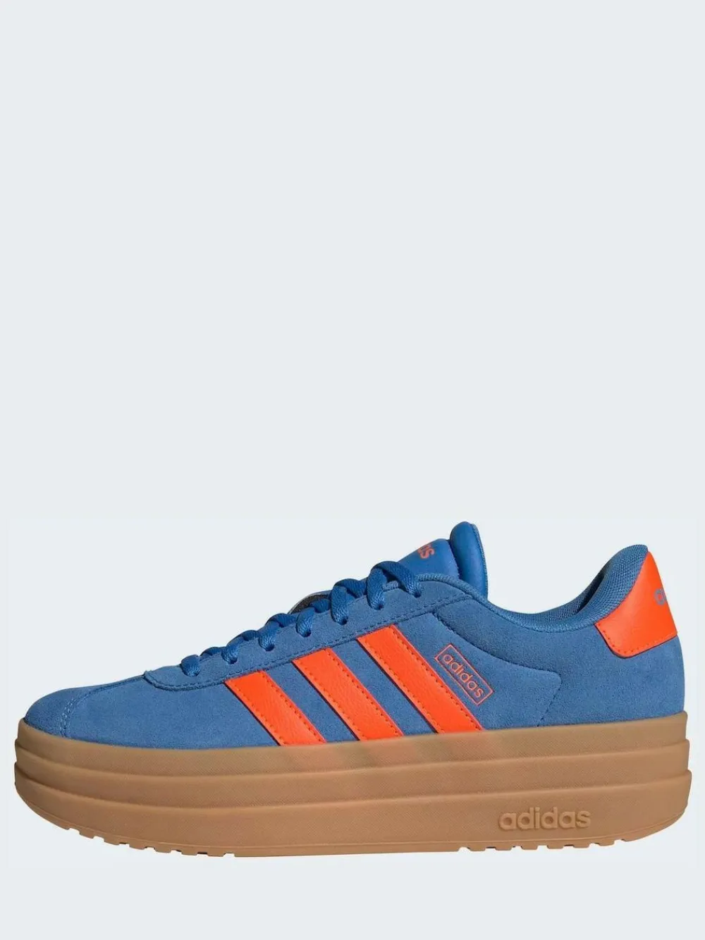 New adidas Blue/Orange VL Court Bold Trainers