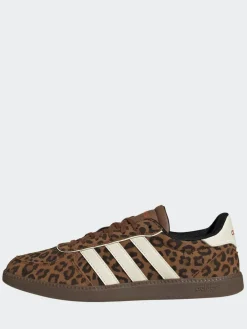 adidas Leopard Print/White Breaknet Sleek Trainers^Women Sneakers
