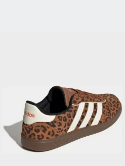 adidas Leopard Print/White Breaknet Sleek Trainers^Women Sneakers