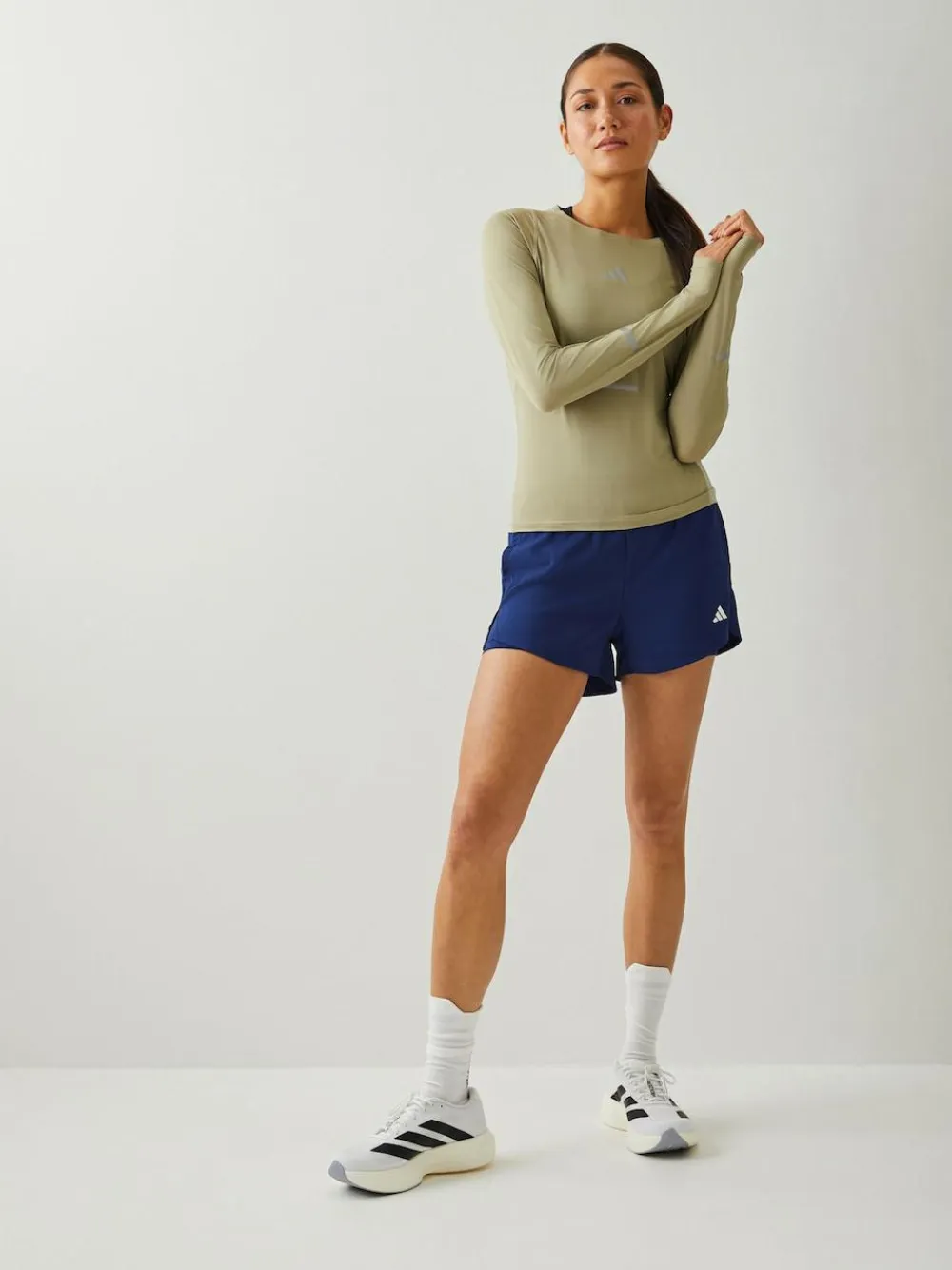 Sale adidas Light Blue Workout Essentials 2In1 Shorts
