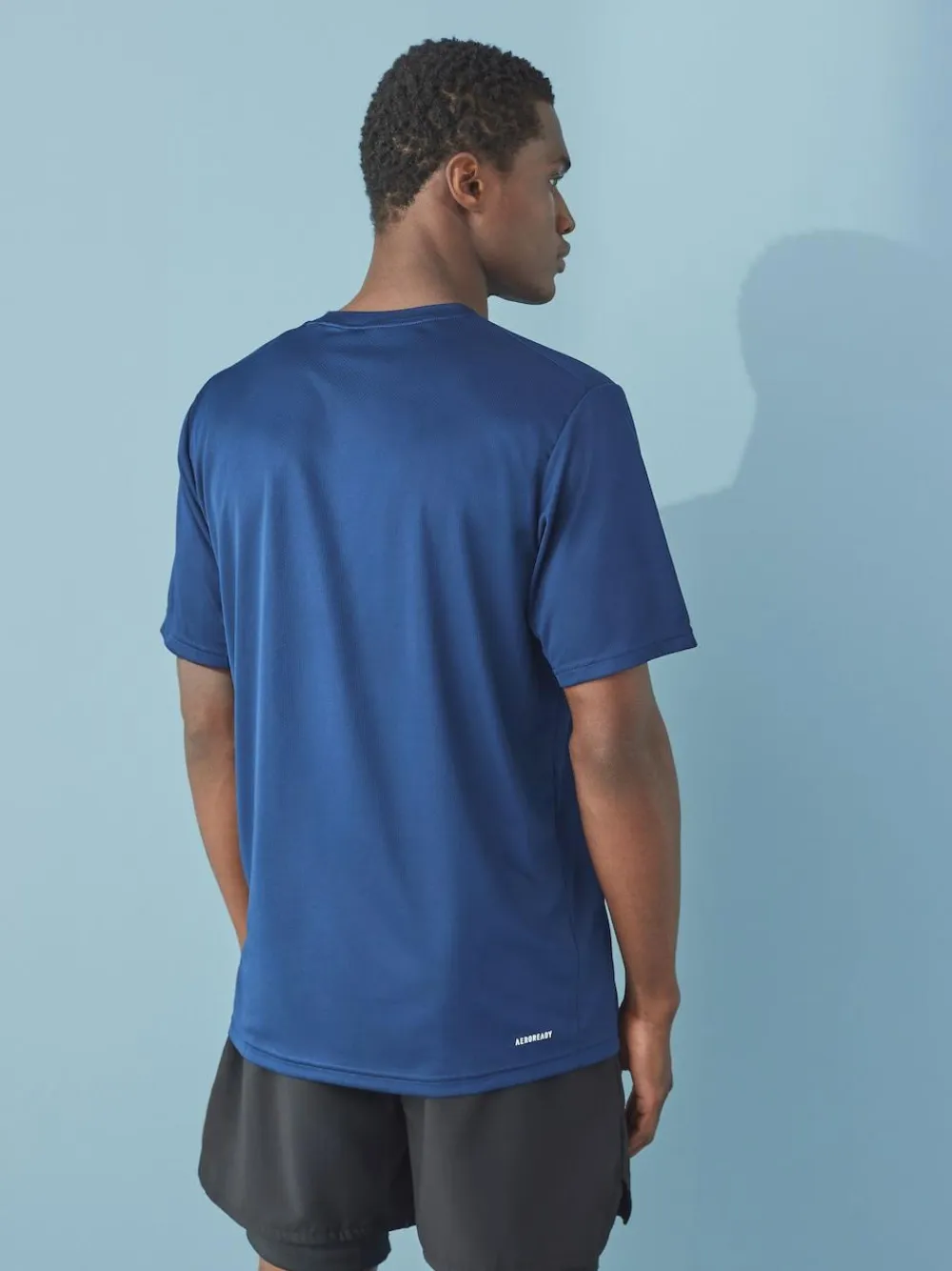 adidas Navy Blue Train Essentials Training T-Shirt^ Tops & T-Shirts