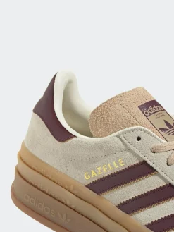 adidas originals Beige/Red Gazelle Bold W Trainers^Women Sportswear