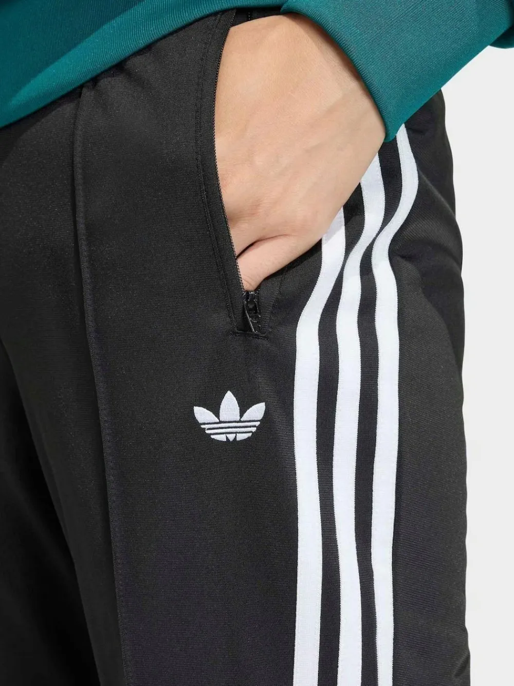 Hot adidas originals BB Firebird Trackpant Flare Trousers Black