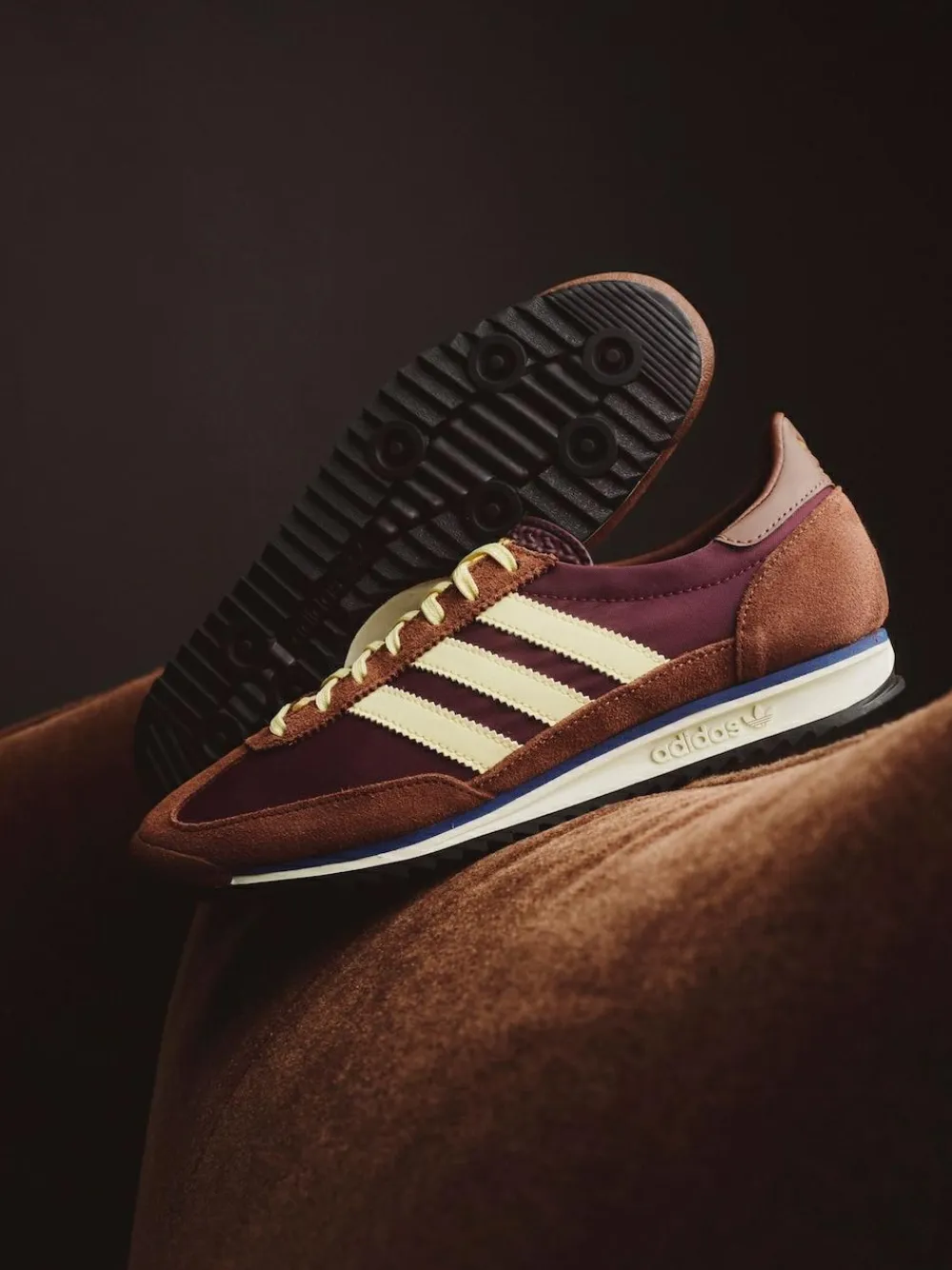 Online adidas originals Brown SL 72 OG Trainers