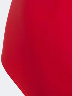 Best adidas V-back Kids Swimsuit Red