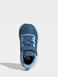 adidas Sky Blue Runfalcon 5 Hook and Loop Easy On Infant Trainers^BOY Sneakers|Sneakers