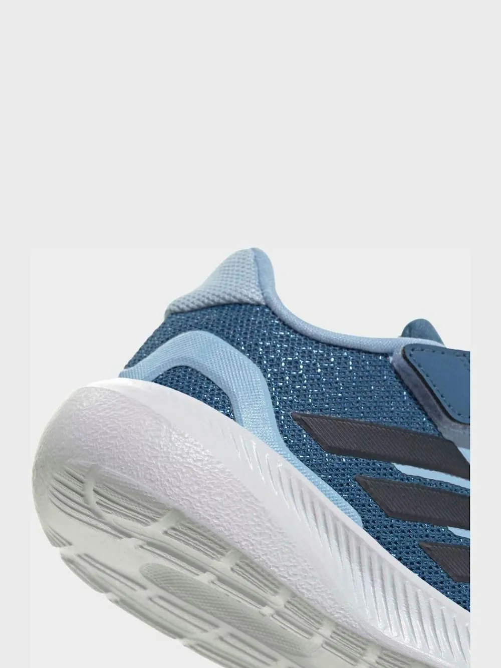 adidas Sky Blue Runfalcon 5 Hook and Loop Easy On Infant Trainers^BOY Sneakers|Sneakers