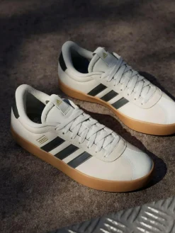 adidas White Off VL Court 3.0 Trainers^Women Sneakers