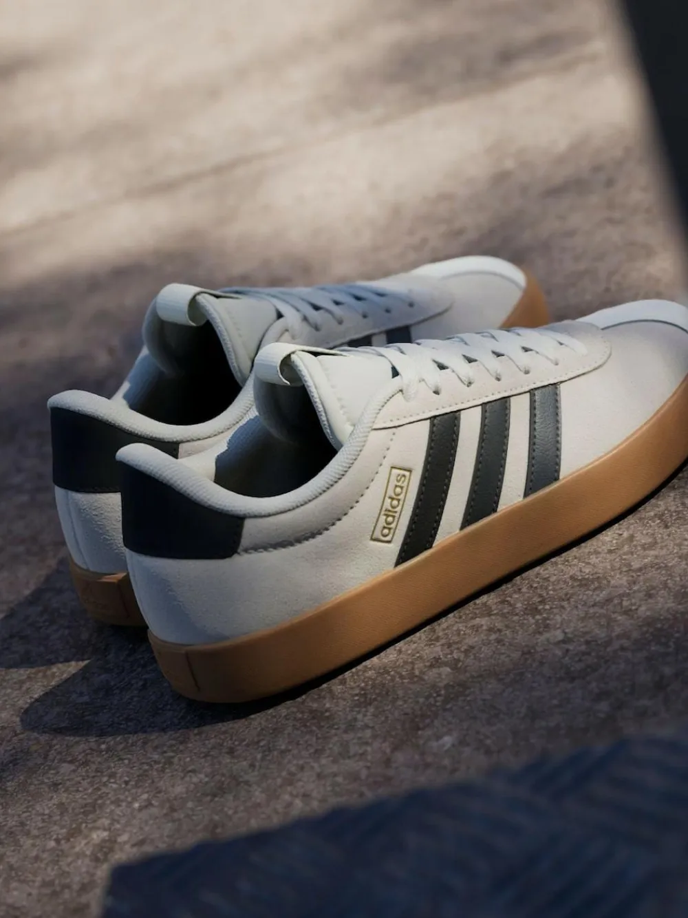 adidas White Off VL Court 3.0 Trainers^Women Sneakers