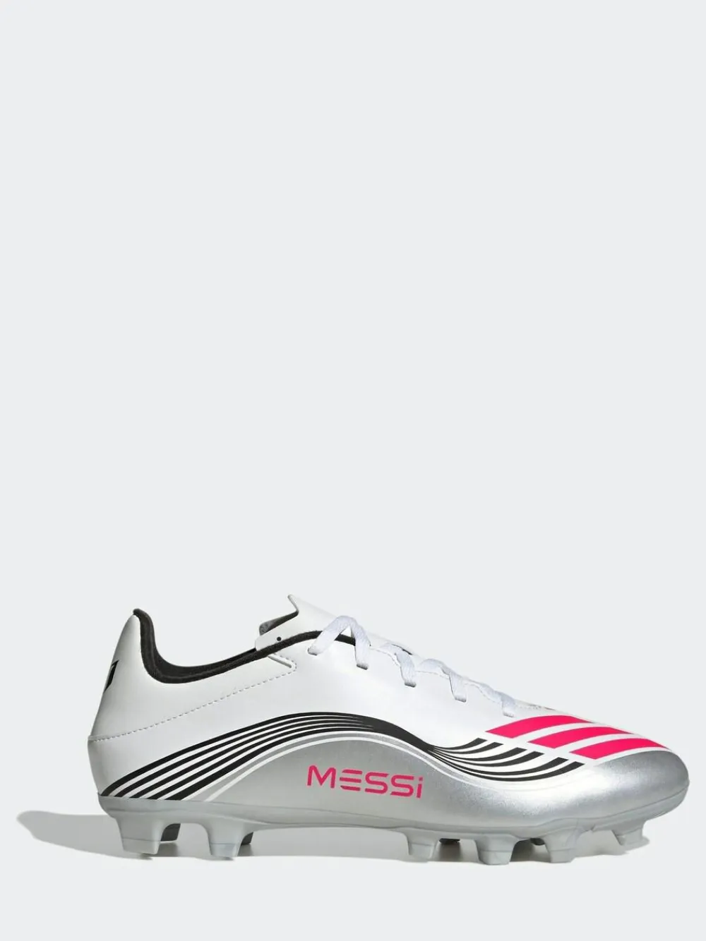 Sale adidas White/Blue Adult F50 Messi Club Firm Ground Boots