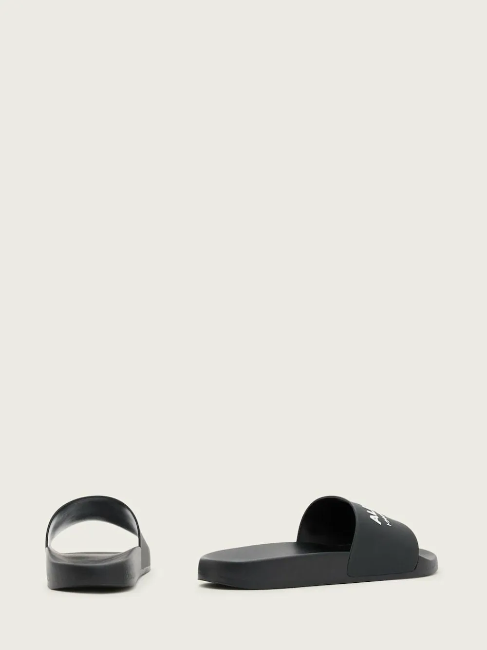 Outlet All Saints AllSaints Underground Sliders Black