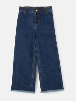 Angel & Rocket Blue Paloma Blue Heart Pocket Cropped Jeans^ Jeans