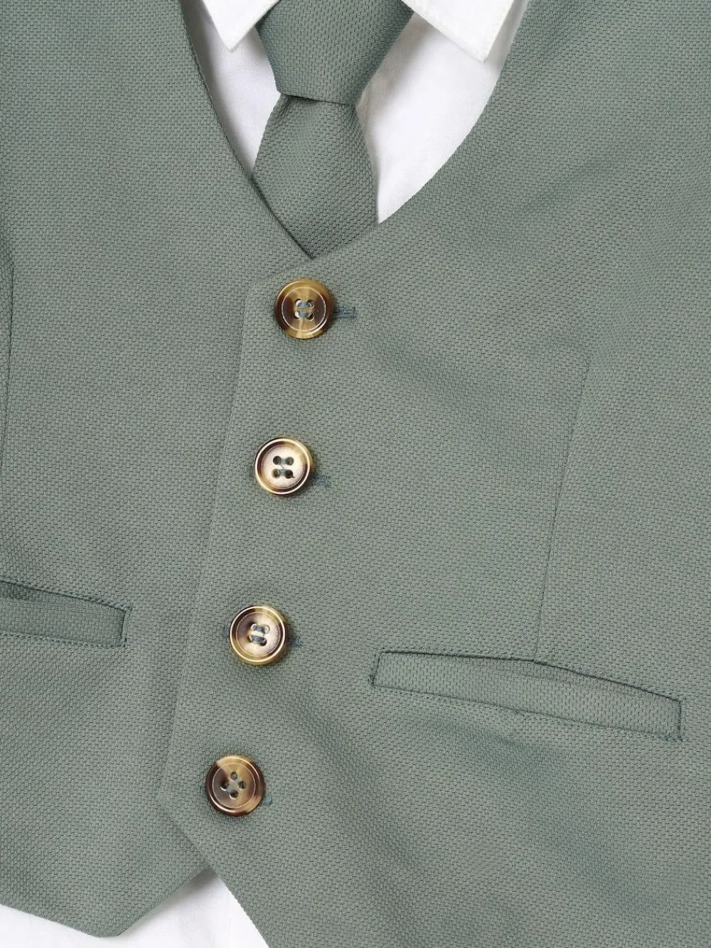 Angel & Rocket Green Benjamin Smart Waistcoat Set
