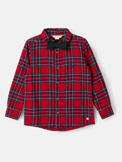 Angel & Rocket Camden Brushed Shirt With Bow Tie^BOY Occasionwear|Shirts