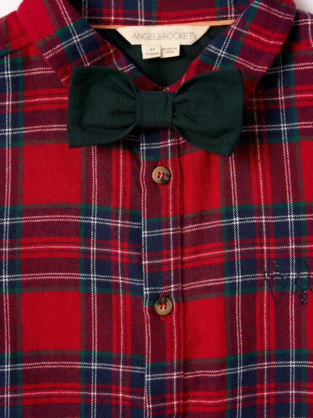 Angel & Rocket Camden Brushed Shirt With Bow Tie^BOY Occasionwear|Shirts