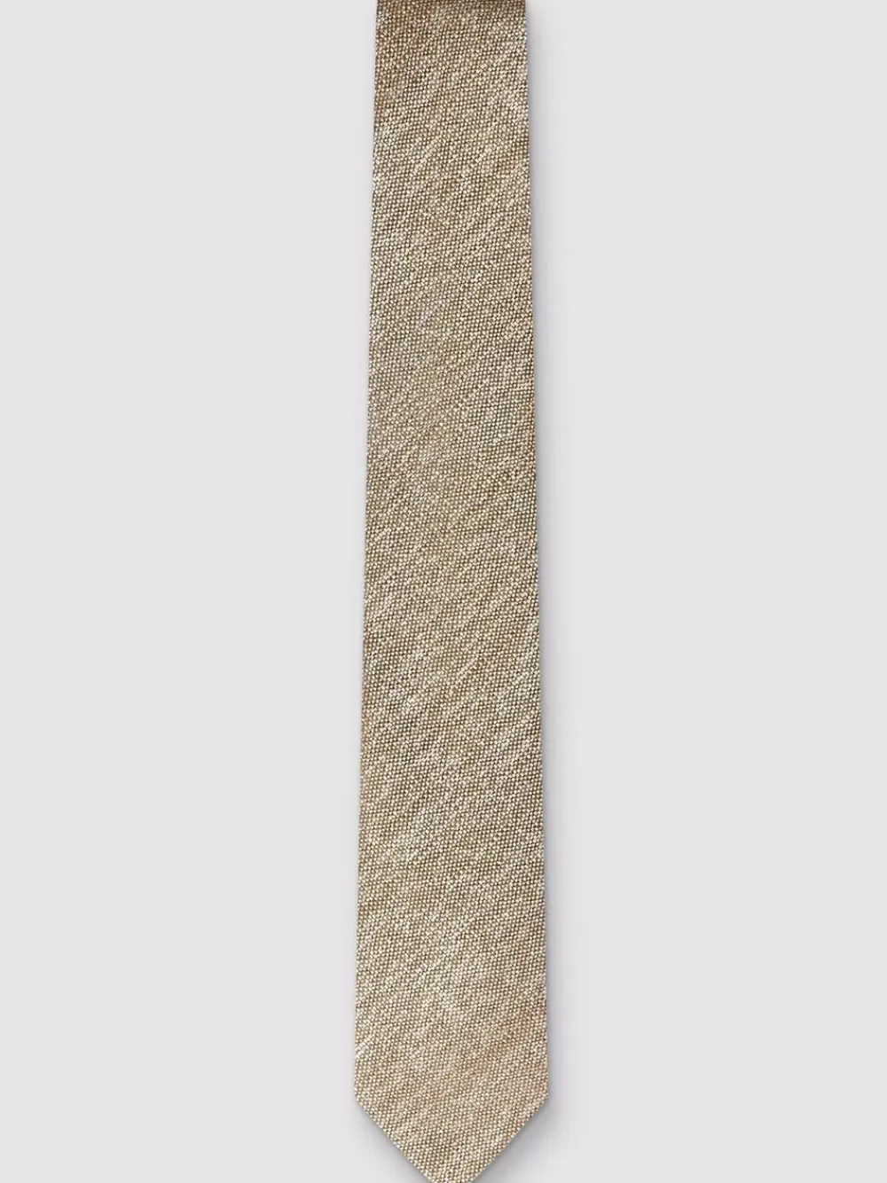 Antique Rogue Natural Plain Linen Blend Tie^ Ties & Pocket Squares