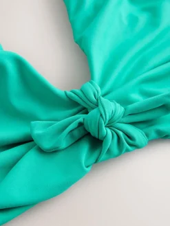 Next DD+ Knot Front Plunge Bikini Top^Women Swimwear