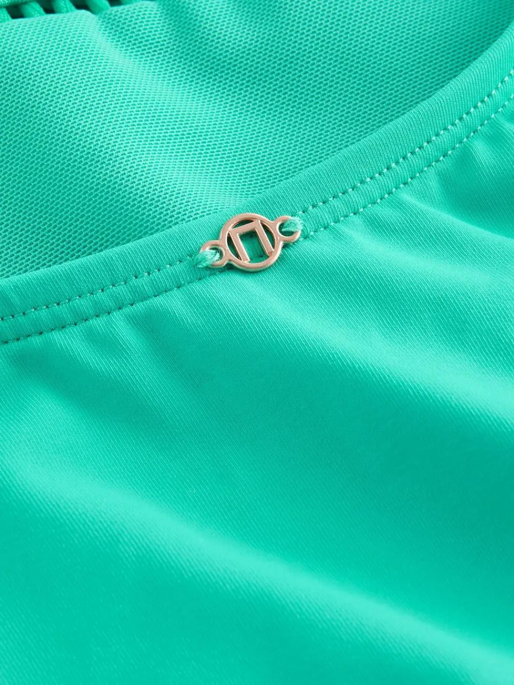 Discount Next High Neck Tummy Control Shaping Swimsuit Aqua Green