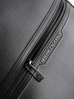 Discount Armani Exchange Logo Black Backpack