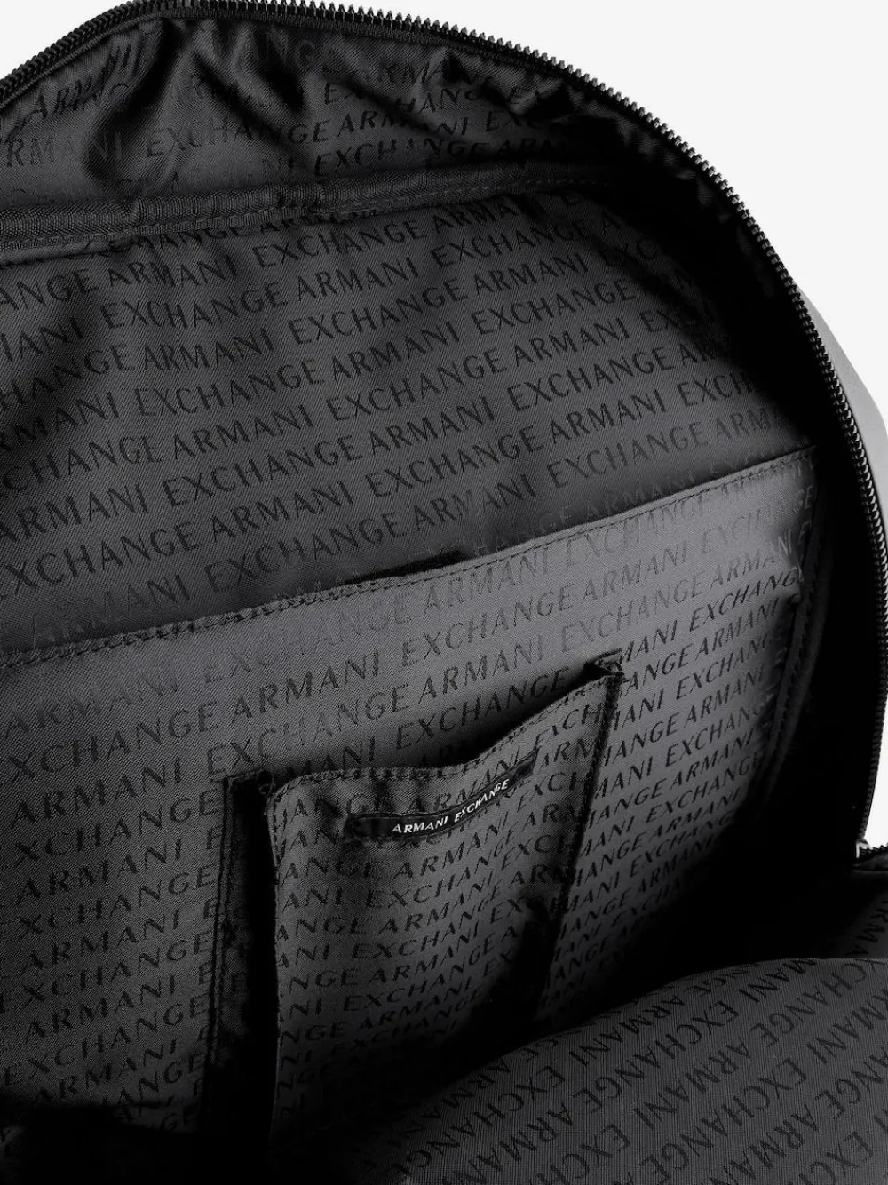 Discount Armani Exchange Logo Black Backpack