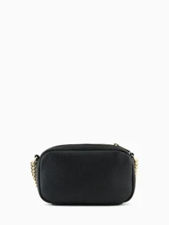 Clearance Armani Exchange Logo Messenger Black Bag