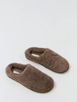 Aruelle Cleo Extra Soft Brown Crafted Slippers^Women Slippers