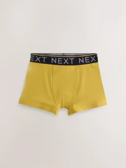 New Next Autumnal Multi with Black Waistband Trunks 7 Pack (2-16yrs)