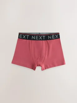 New Next Autumnal Multi with Black Waistband Trunks 7 Pack (2-16yrs)