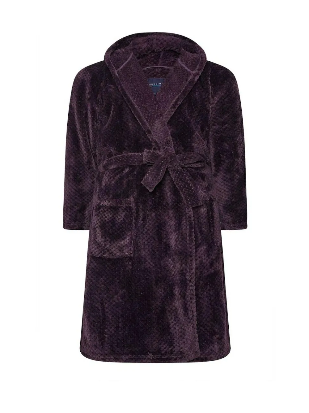 BadRhino Big & Tall Red Textured Hooded Robe^ Bathrobe