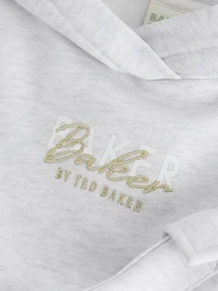 Baker by Ted Baker 2 Piece Grey Marl Graphic Hoodie & Cargo Joggers Set^ Sweatshirts & Hoodies|Sets & Coords